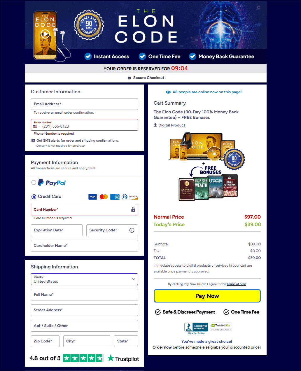 The Elon Code-Checkout